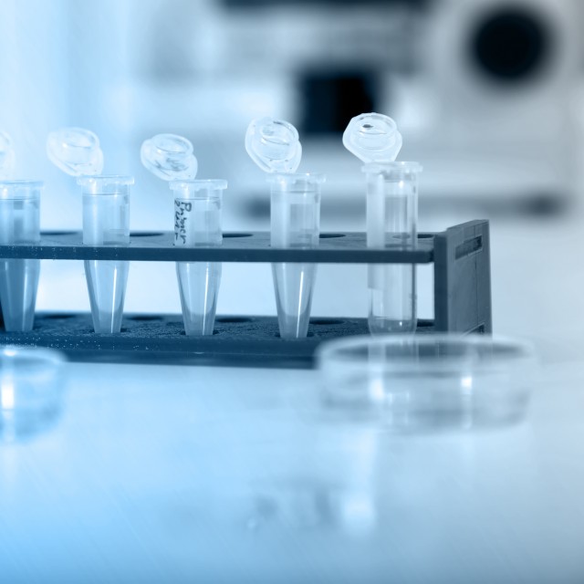 Biological samples in vials