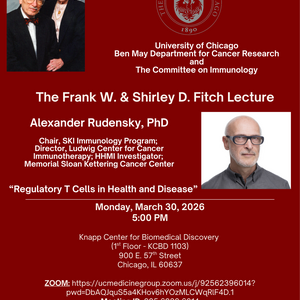 The Frank W. &amp; Shirley D. Fitch Lecture Flyer 